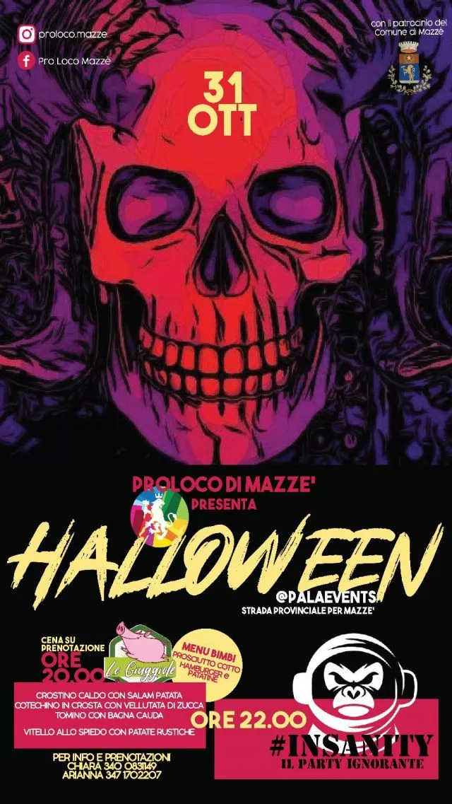 Halloween a Mazzé