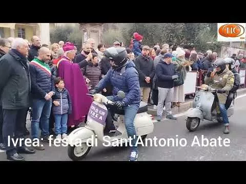 immagine di anteprima del video: Ivrea ha festeggiato Sant'Antonio Abate