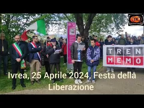 immagine di anteprima del video: Ivrea, 25 Aprile 2024, Festa della Liberazione