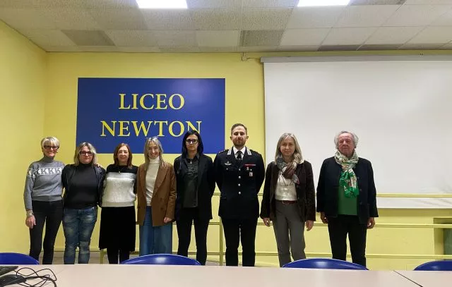 In foto i professori del Liceo Newton di Chivasso