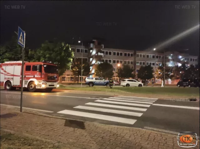 In foto il parcheggio del Tribunale di Ivrea